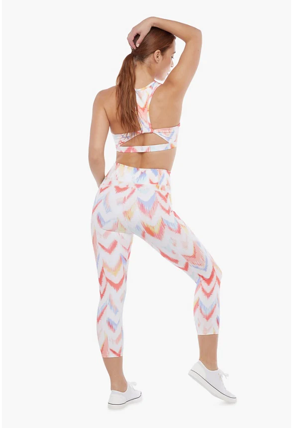 High-Waisted Cropped Pocket Active Leggings - Image 3
