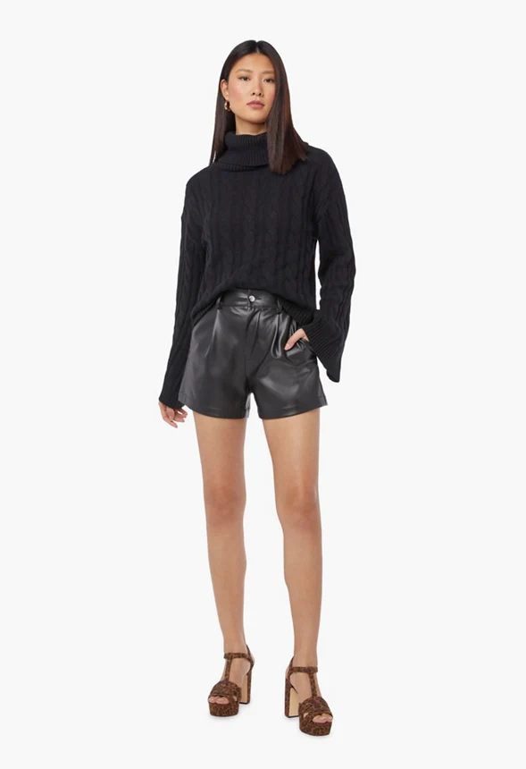 High-Waisted Flared Shorts - Image 5