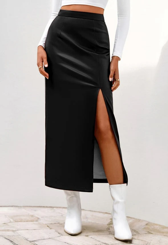 High Waisted Pencil Skirt