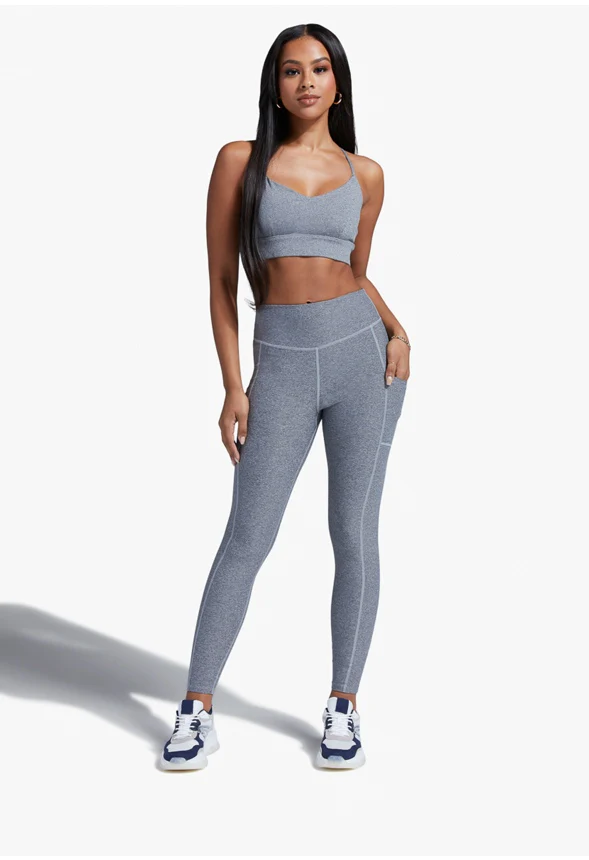High Waisted Shape And Sculpt Pocket Legging - Image 4