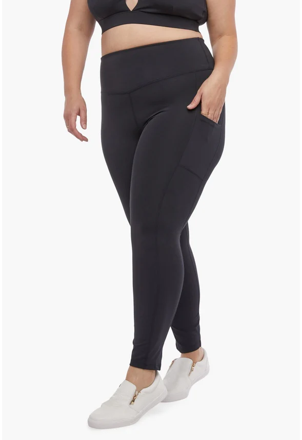 High-Waisted Shape And Sculpt Pocket Active Leggings - Image 2