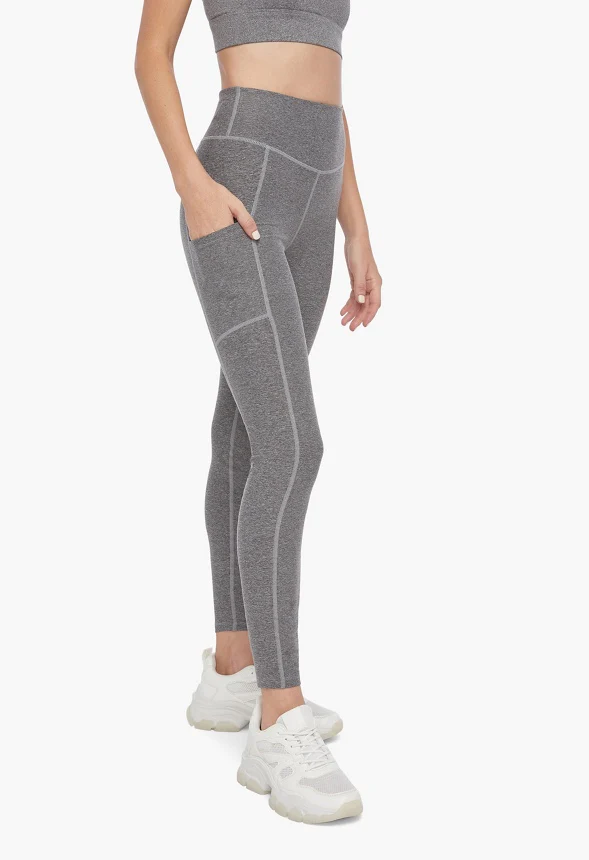 High-Waisted Shape And Sculpt Pocket Leggings - Image 2