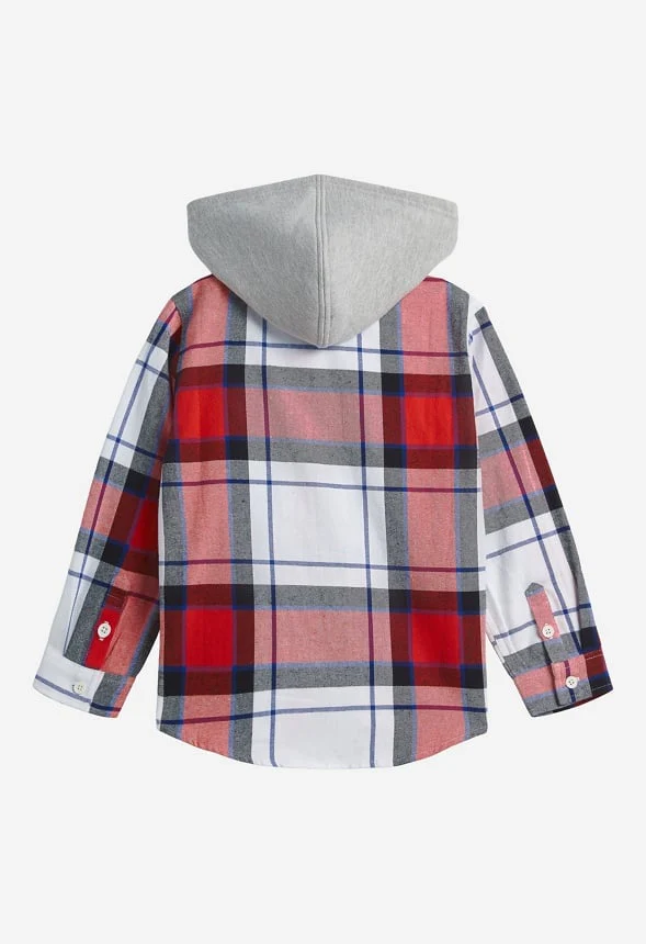 Hooded Flannel Shirt - Image 2