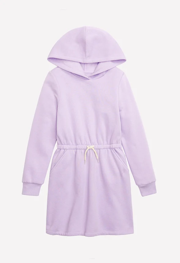 Hooded Fleece Sweatshirt Dress - Image 2