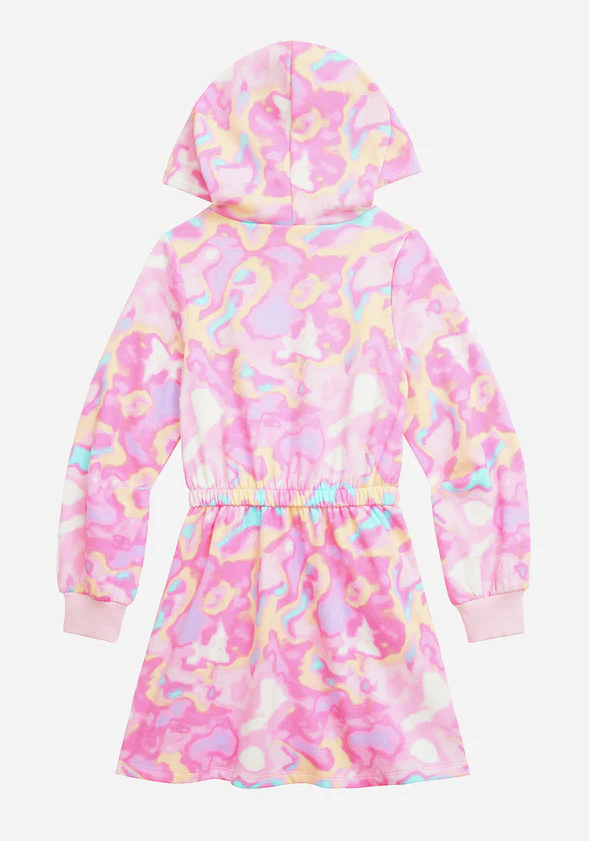 Hooded Fleece Sweatshirt Dress - Image 3