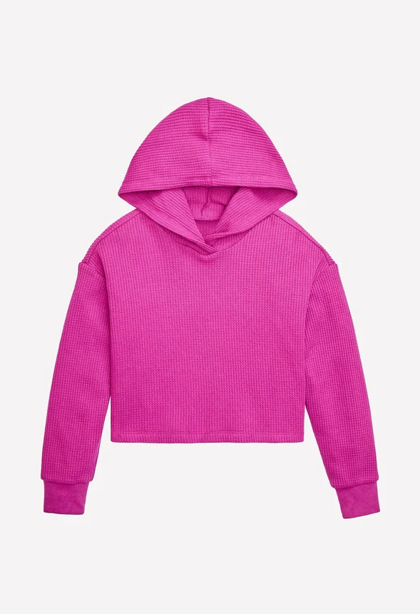 Hooded Waffle Top - Image 2