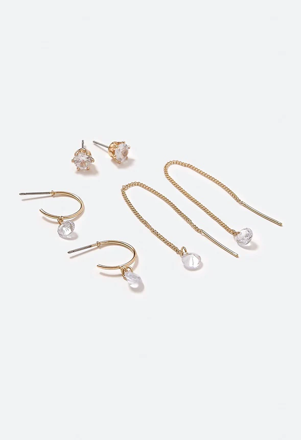 Hope Cubic Zirconia Earrings Multipack - Image 3