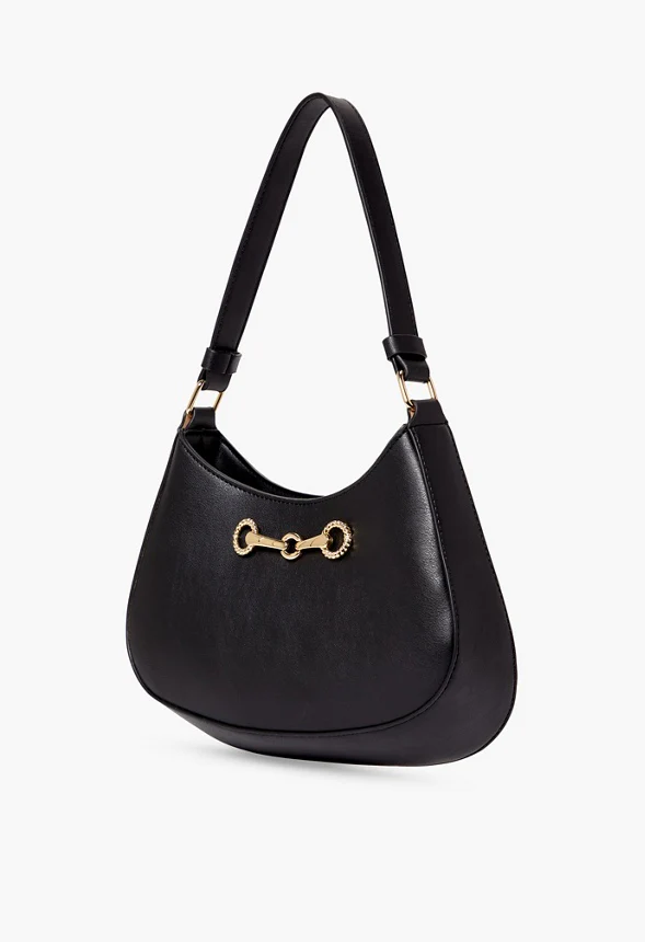 Horsebit Shoulder Bag - Image 4