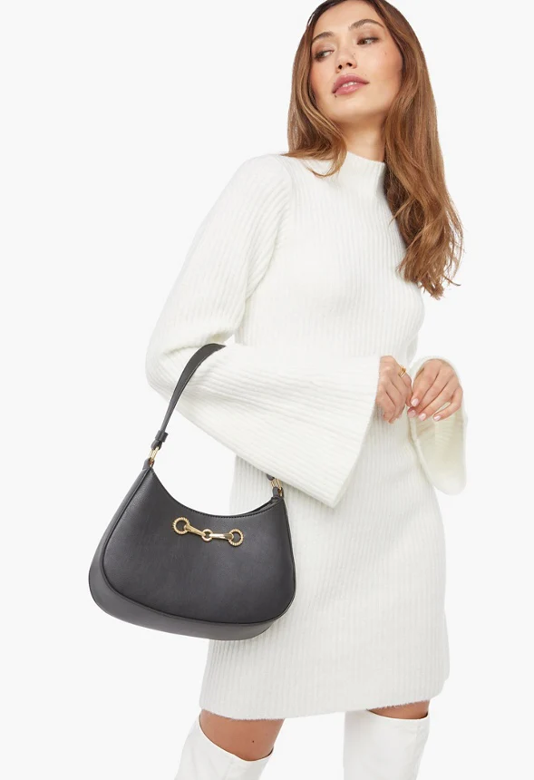 Horsebit Shoulder Bag - Image 6