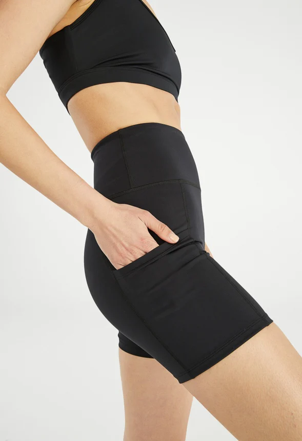 Hot Biker Active Shorts With Pocket - Image 3