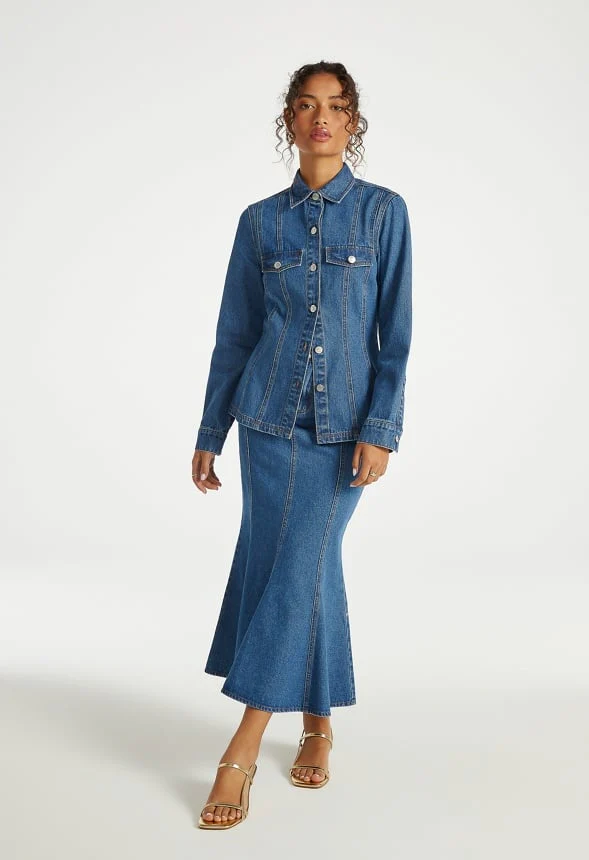 Denim Hourglass Shirt - Image 6