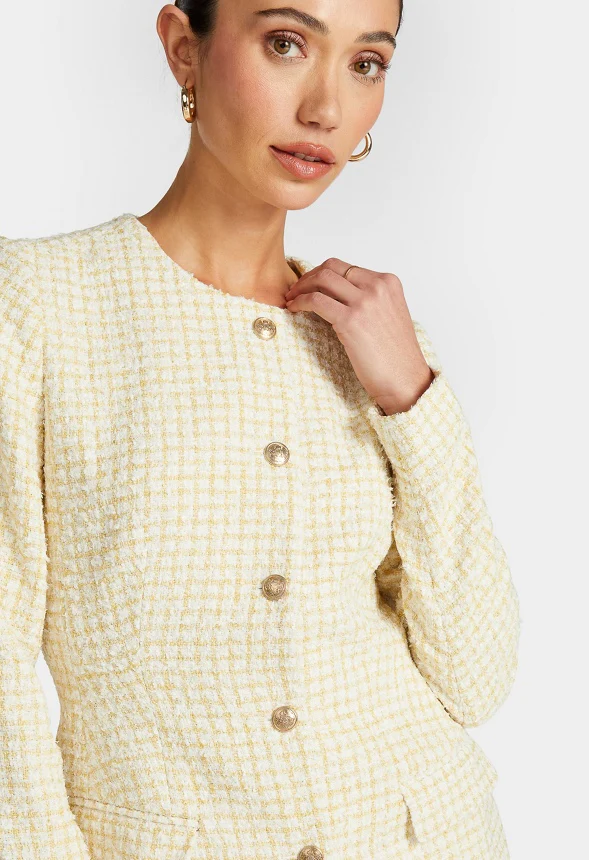 Tweed Hourglass Jacket - Image 4