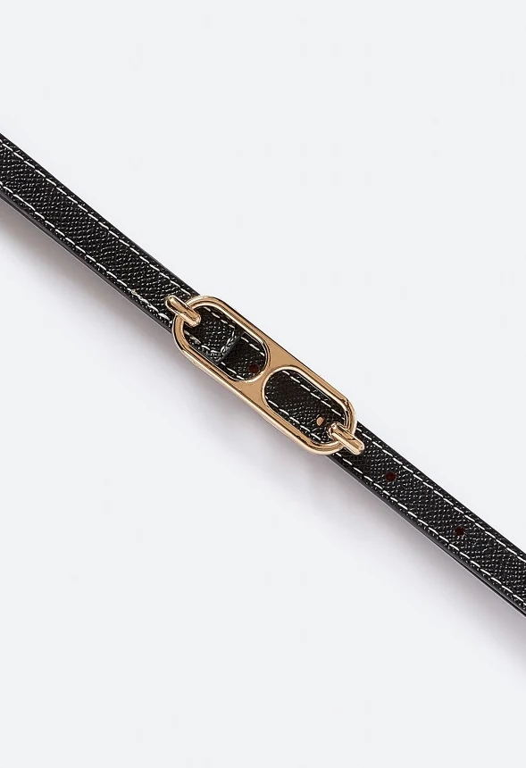 Iara Reversible Double Buckle Jeans Belt - Image 4
