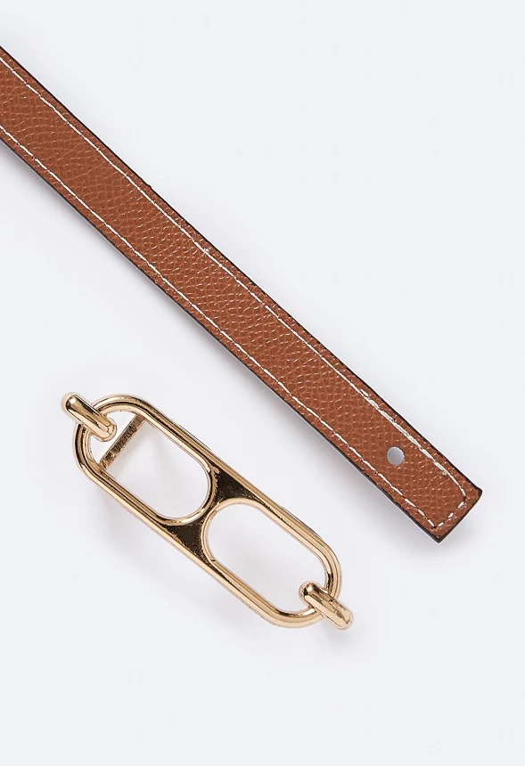Iara Reversible Double Buckle Jeans Belt - Image 5