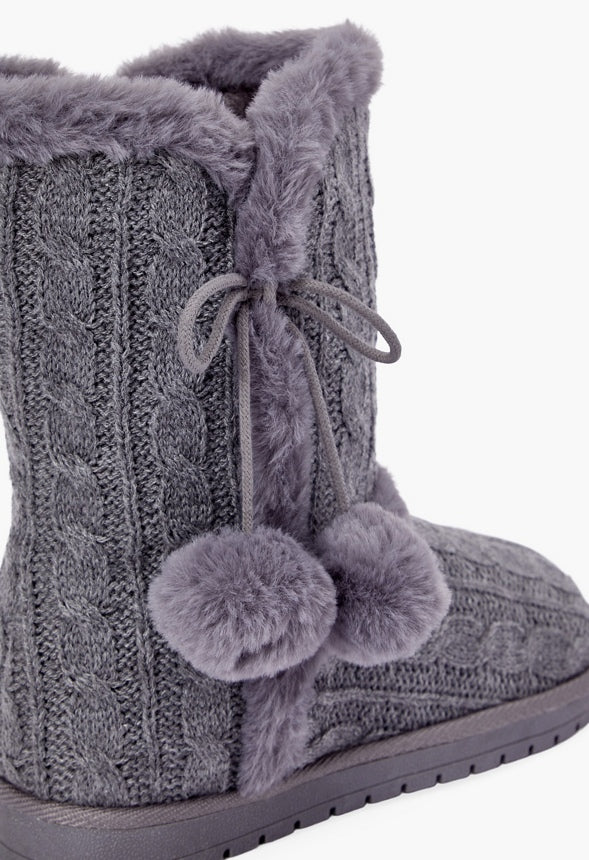 Idina Knit Pom Fuzzie - Image 4