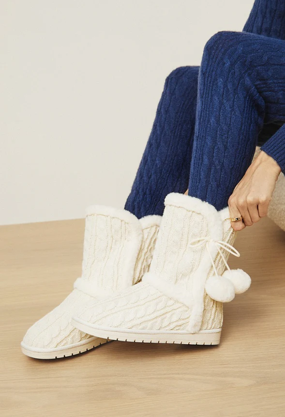 Idina Knit Pom Fuzzie - Image 2