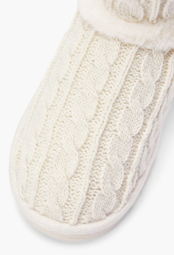 Idina Knit Pom Fuzzie - Image 4