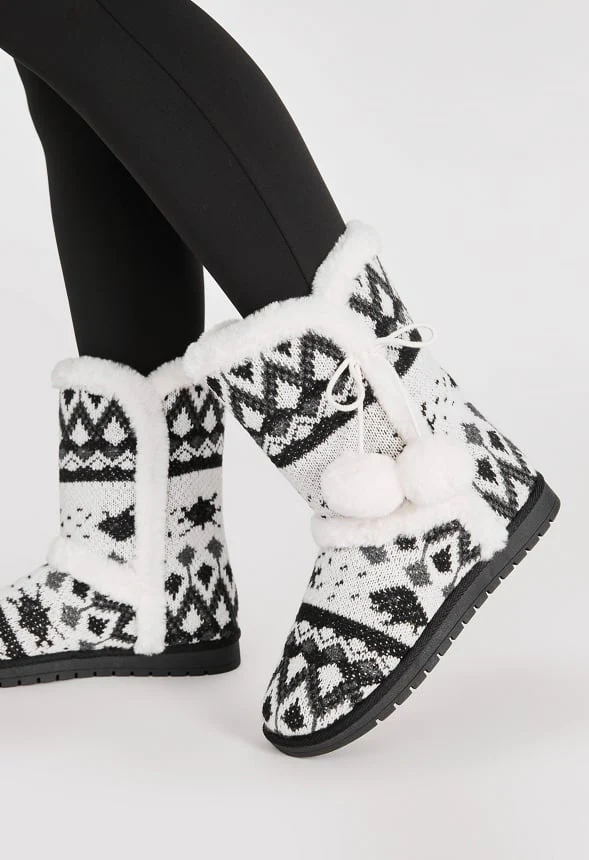 Idina Knit Pom Fuzzie - Image 2