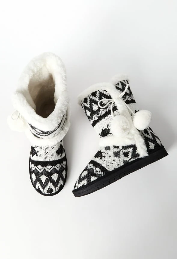 Idina Knit Pom Fuzzie - Image 5