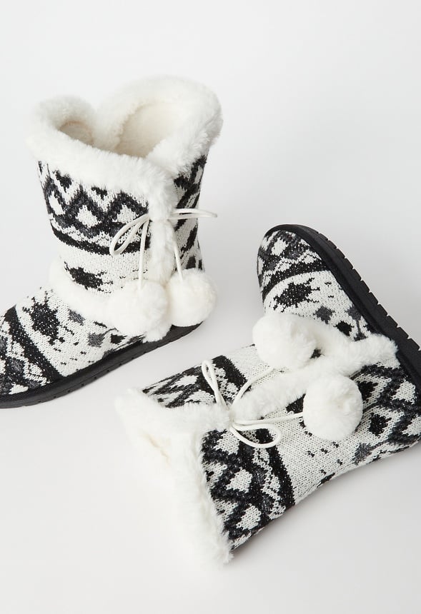 Idina Knit Pom Fuzzie - Image 6