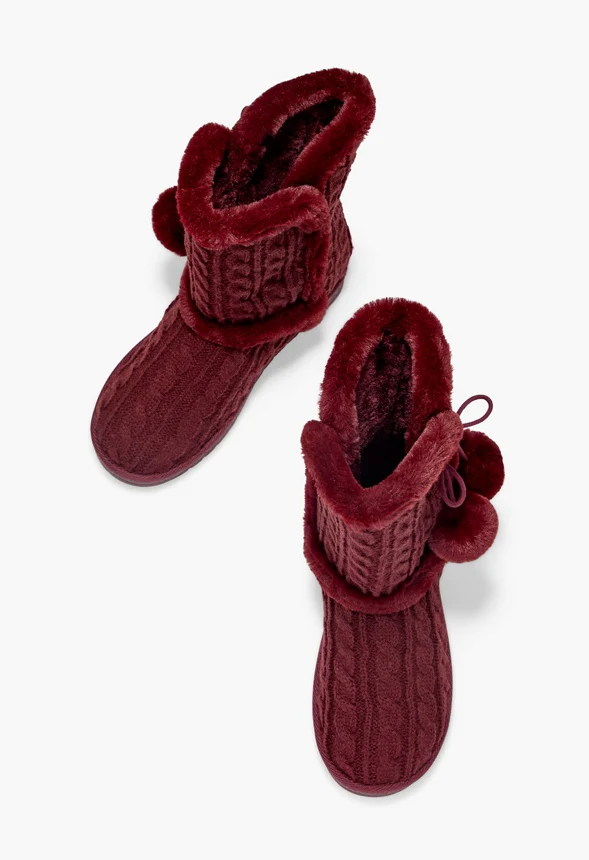 Idina Knit Pom Fuzzie - Image 6