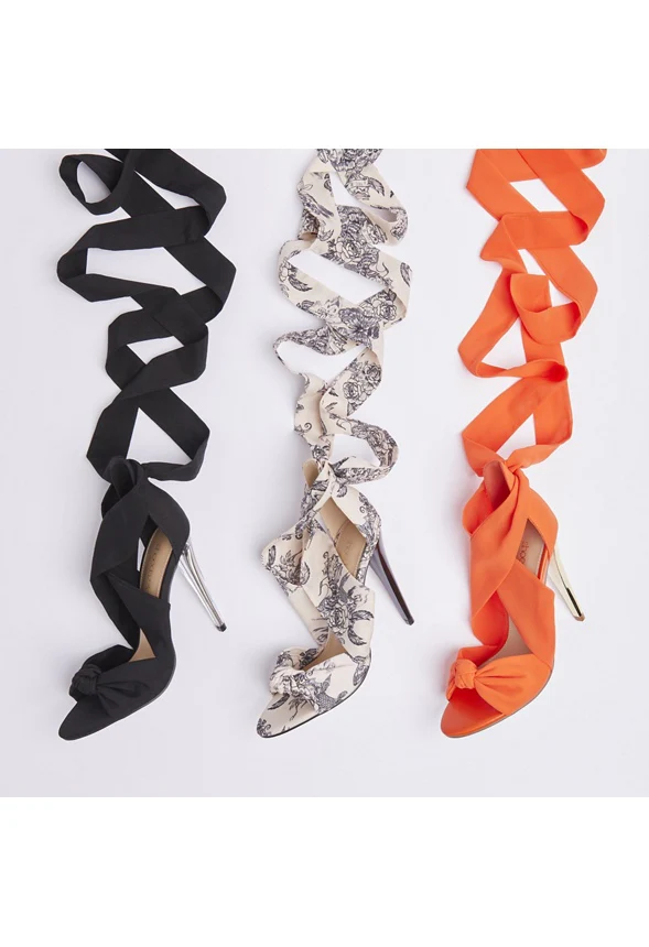Ikaros Lace Up Stiletto Sandal - Image 7
