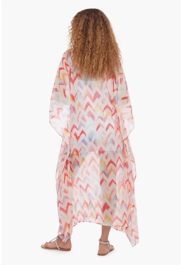 Ikat Kaftan Dress - Image 3