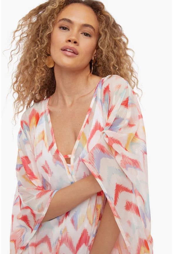 Ikat Kaftan Dress - Image 4