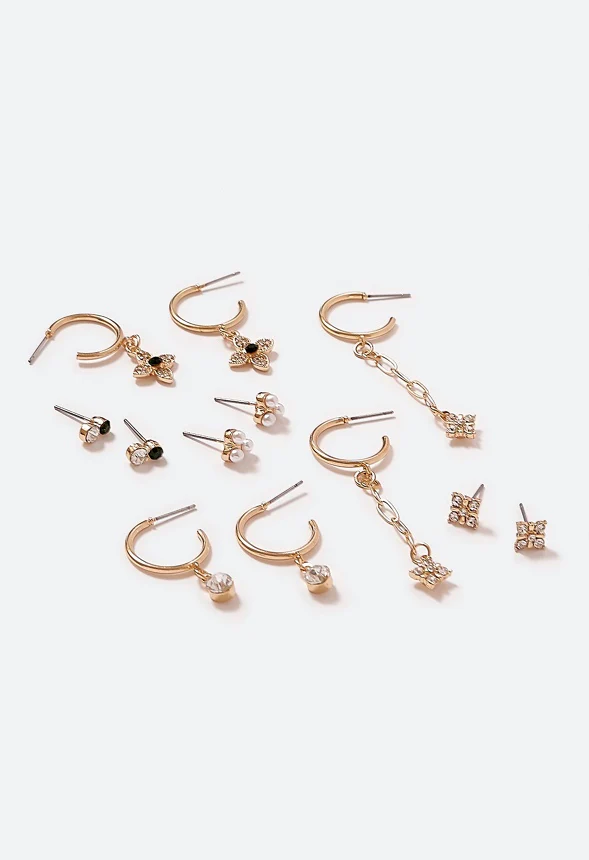 Ila Mix Cross Earring Multipack - Image 3
