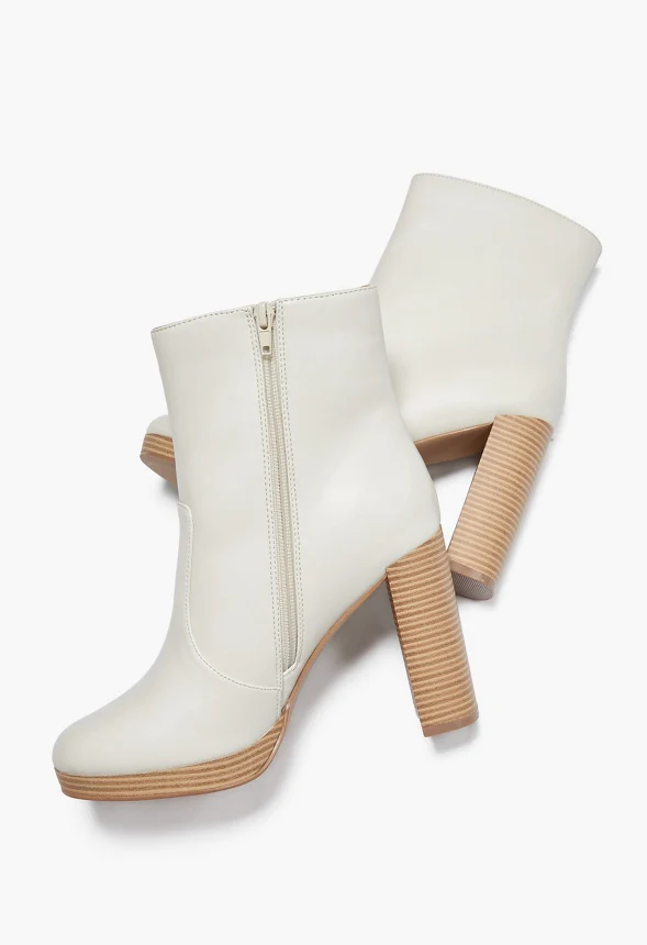 Ilsa Platform Heeled-Bootie - Image 4