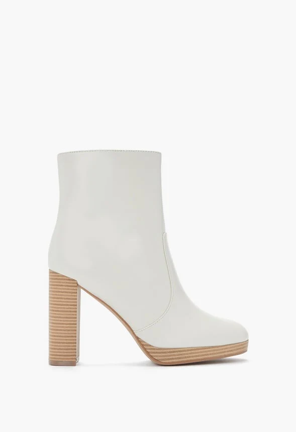 Ilsa Platform Heeled-Bootie - Image 5