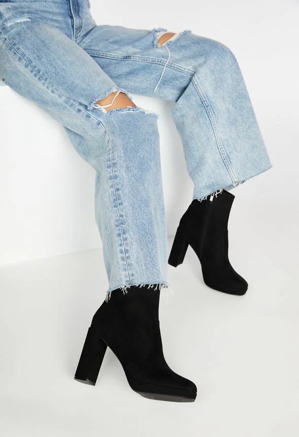 Ilsa Platform Heeled-Bootie - Image 2