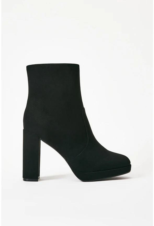 Ilsa Platform Heeled-Bootie - Image 4