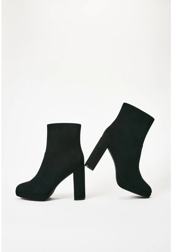Ilsa Platform Heeled-Bootie - Image 6