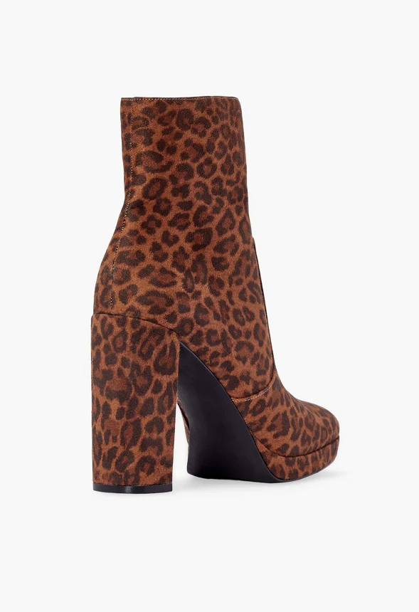 Ilsa Platform Heeled-Bootie - Image 3