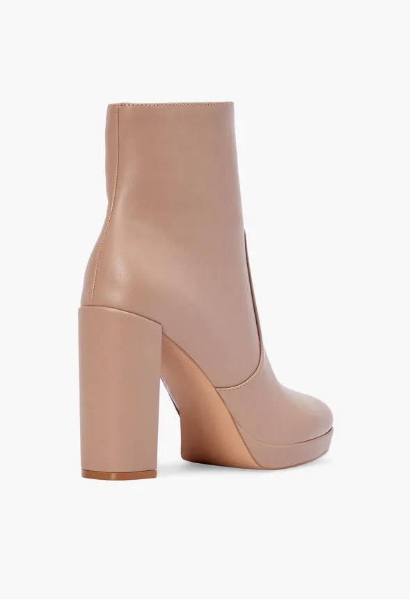 Ilsa Platform Heeled-Bootie - Image 3
