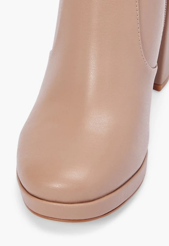 Ilsa Platform Heeled-Bootie - Image 4