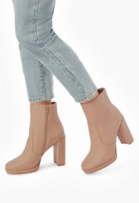 Ilsa Platform Heeled-Bootie - Image 5