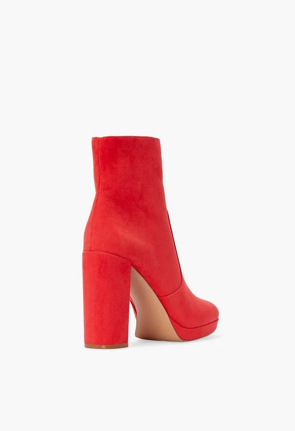 Ilsa Platform Heeled-Bootie - Image 3