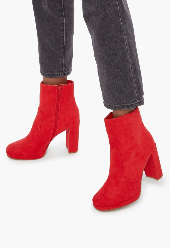 Ilsa Platform Heeled-Bootie - Image 5
