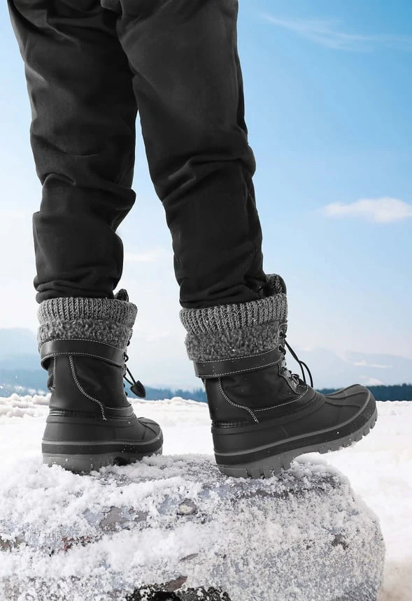 Boys Insulated Snow Kids Waterproof Boots - Image 2