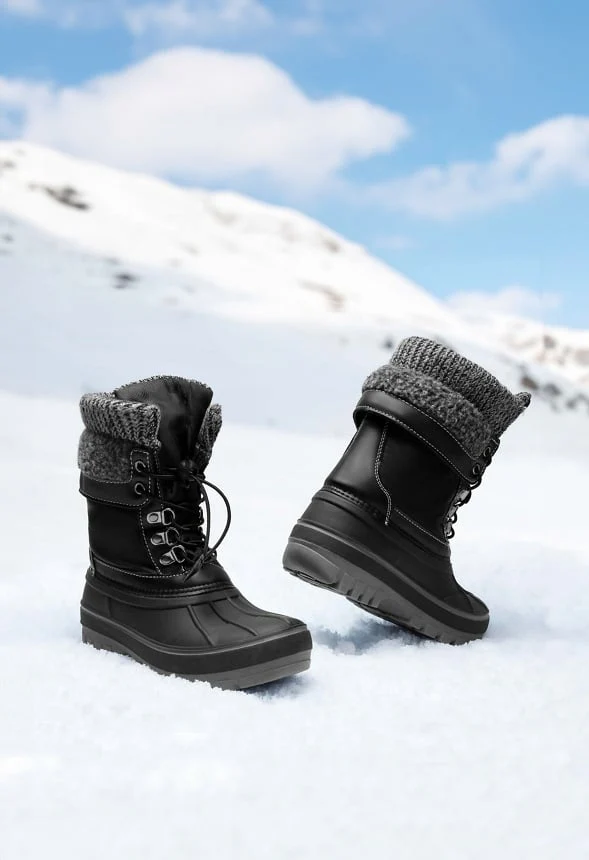 Boys Insulated Snow Kids Waterproof Boots - Image 3