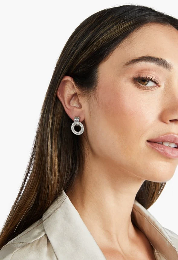 Irene Mixed Linked Ring Stud Set - Image 2