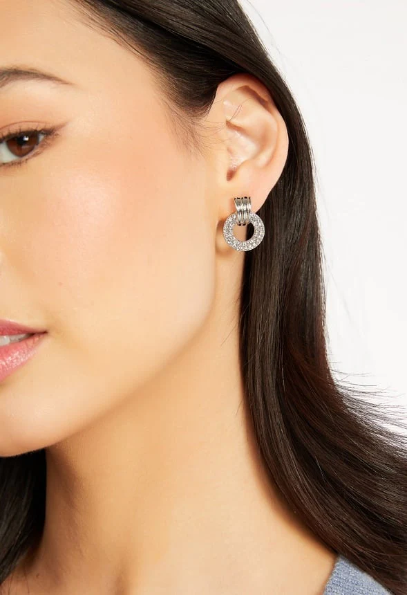 Irene Mixed Linked Ring Stud Set - Image 4