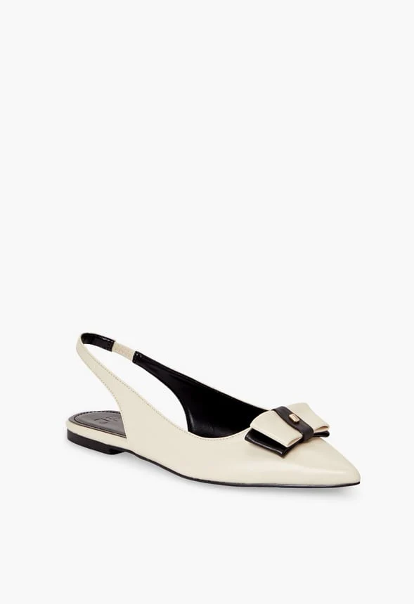 Ismene Bow Sling-Back Flat - Image 2