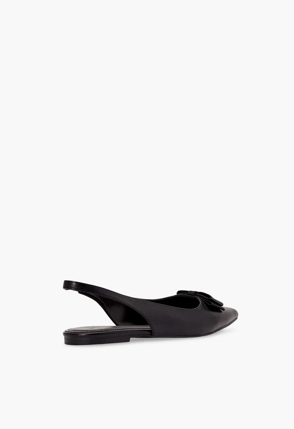 Ismene Bow Sling-Back Flat - Image 3