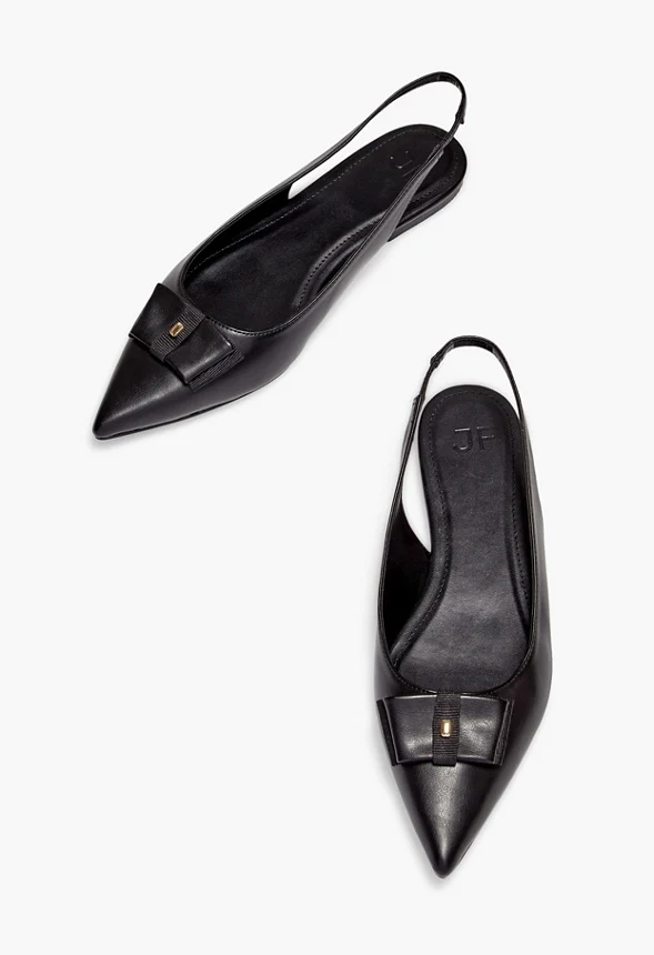 Ismene Bow Sling-Back Flat - Image 6