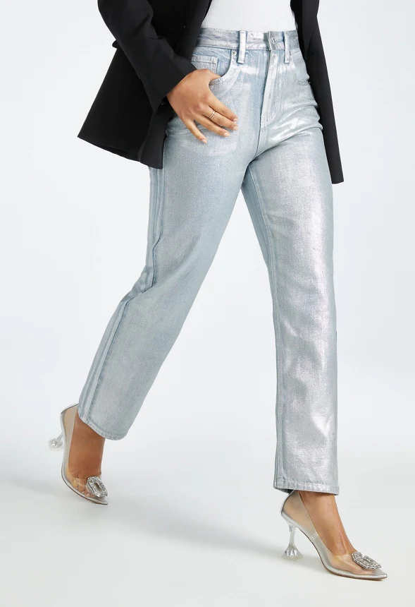 Jack High Rise Ankle Straight Leg Jeans