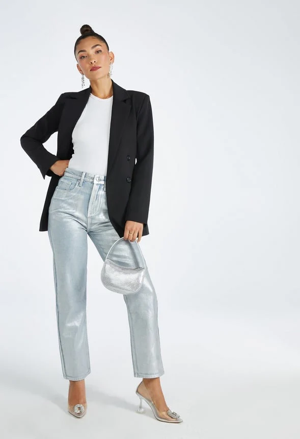 Jack High Rise Ankle Straight Leg Jeans - Image 4