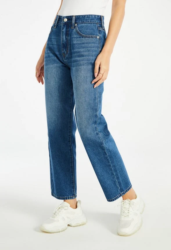 Jack High Rise Ankle Straight Leg Jeans - Image 3